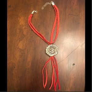 Free People Rose Choker Necklace